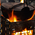 Camping Stove Portable Grill Foldable Wood Twig Burning Fire Pit Campfire
