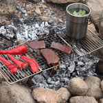 Portable Camping Grill Grate, 304 Stainless Steel Camp Fire Cooking Racks