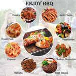 Portable Barbecue Charcoal Grill Stainless Steel Folding