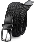 1.5" Krevis Braided Stretch Belt for Men 1 3/8"