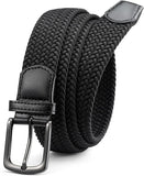1.5" Krevis Braided Stretch Belt for Men 1 3/8"