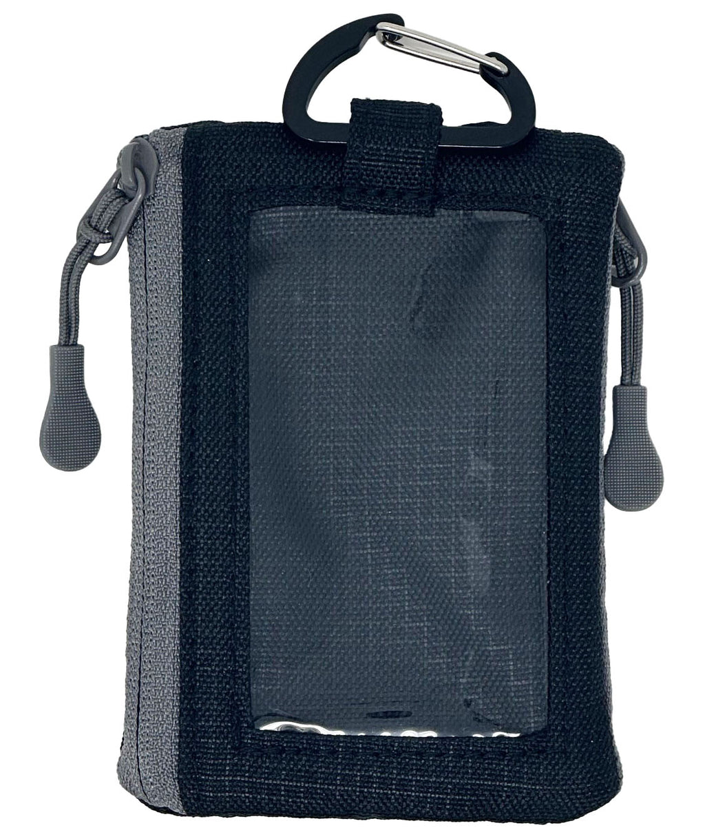 2 x Krevis Double Zipper Wallets with loop field