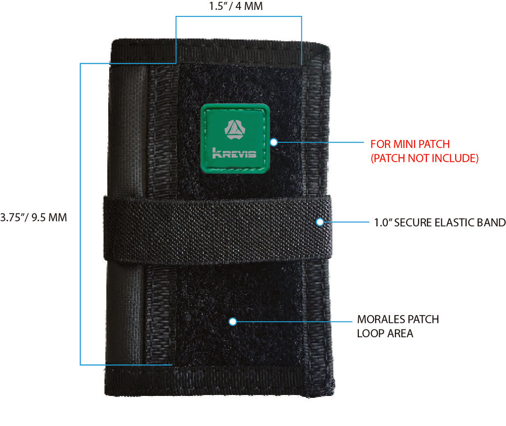 2 x Krevis Minimalist Tactical Slim Wallets