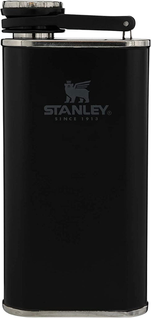 STANLEY Classic 10-00837-045 Flask 8 oz Capacity Stainless Steel Hammertone  Green 