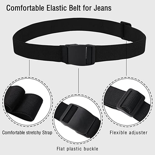 1.2" Krevis Men's Light weight Elastic Stretch Belt