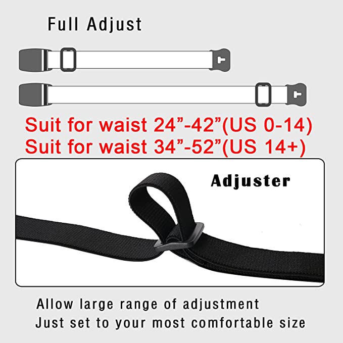 1.2" Krevis Men's Light weight Elastic Stretch Belt