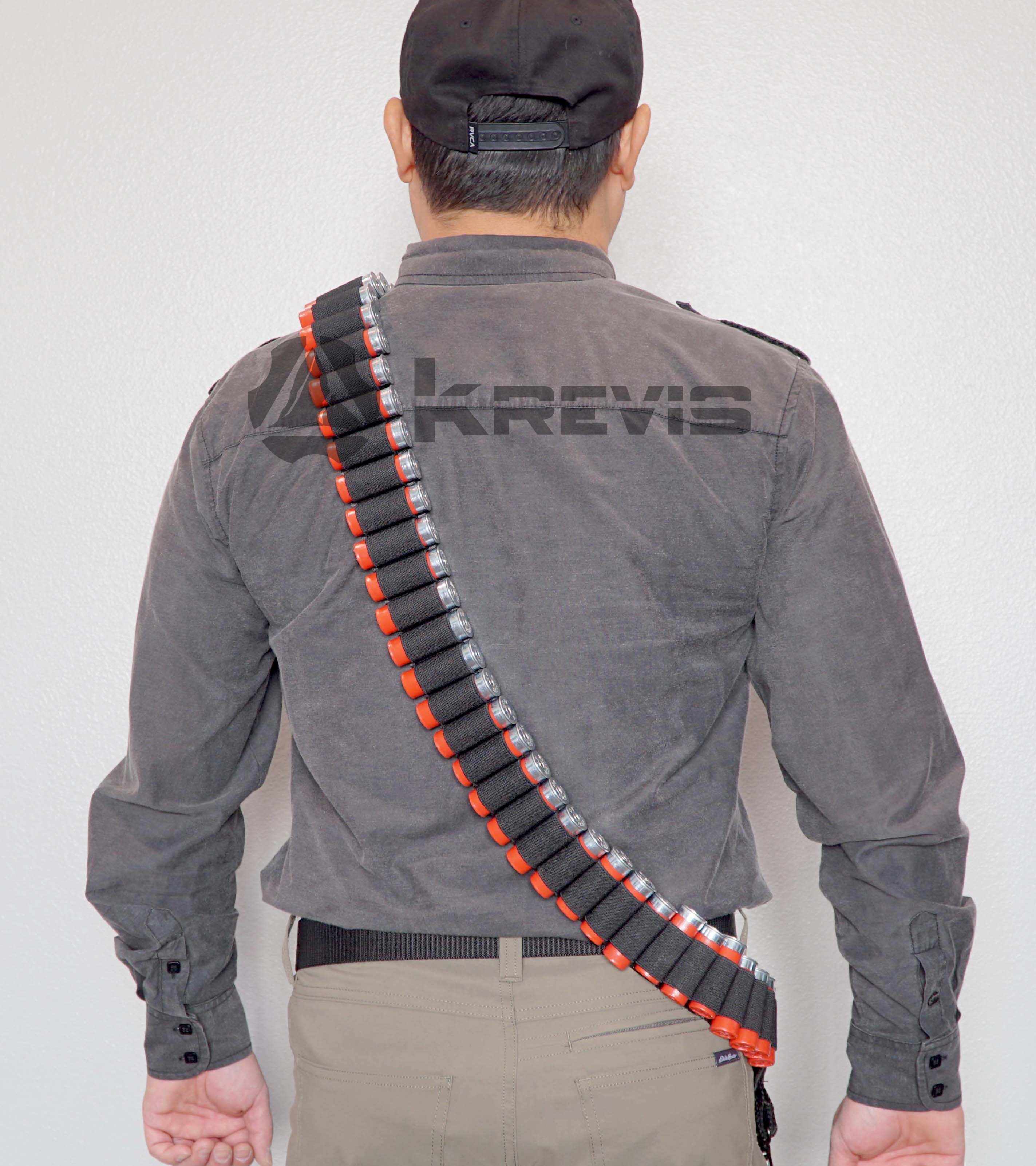 Krevis Deluxe 60 Round Bandolier Shotgun Shell Holder