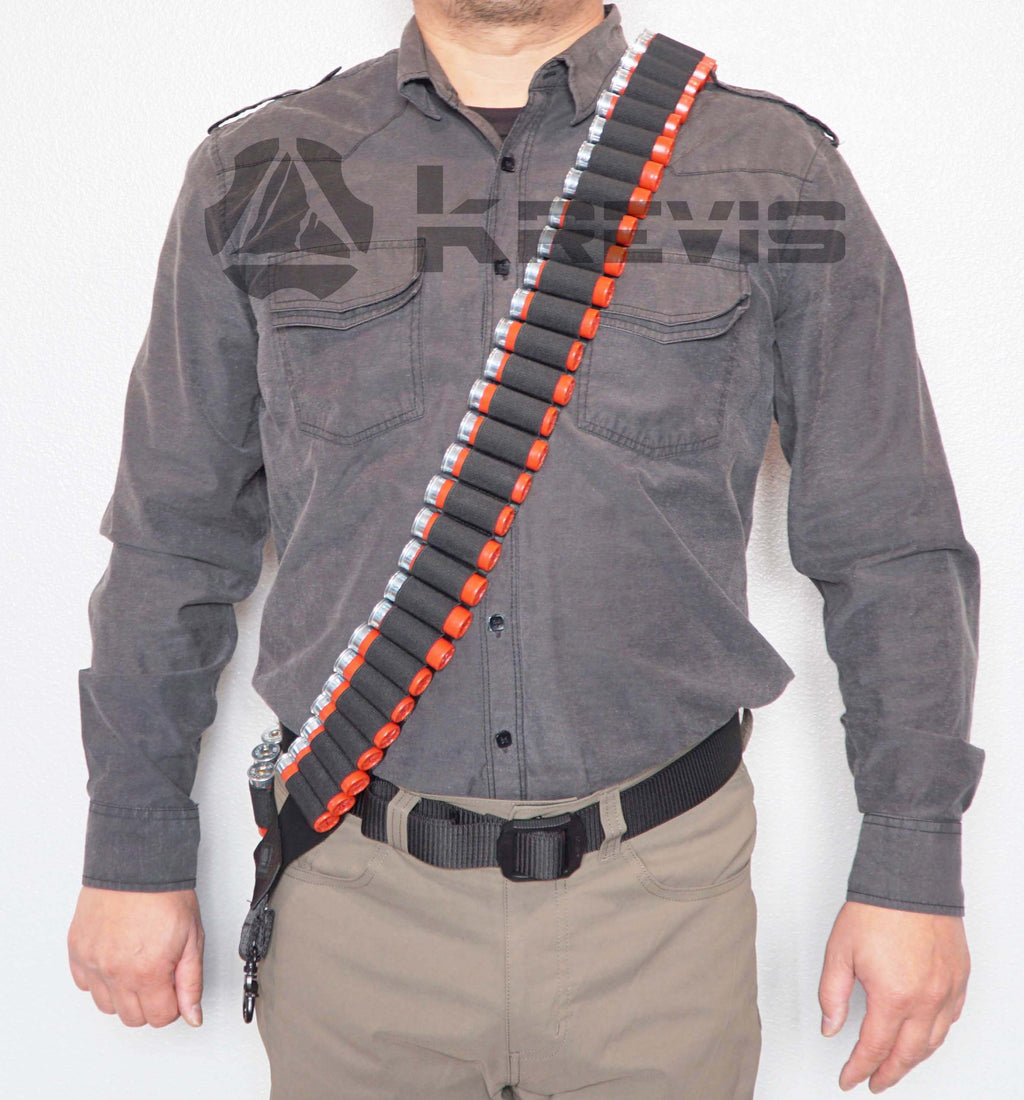 Krevis Deluxe 60 Round Bandolier Shotgun Shell Holder
