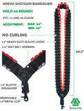Krevis Deluxe 60 Round Bandolier Shotgun Shell Holder vs 2
