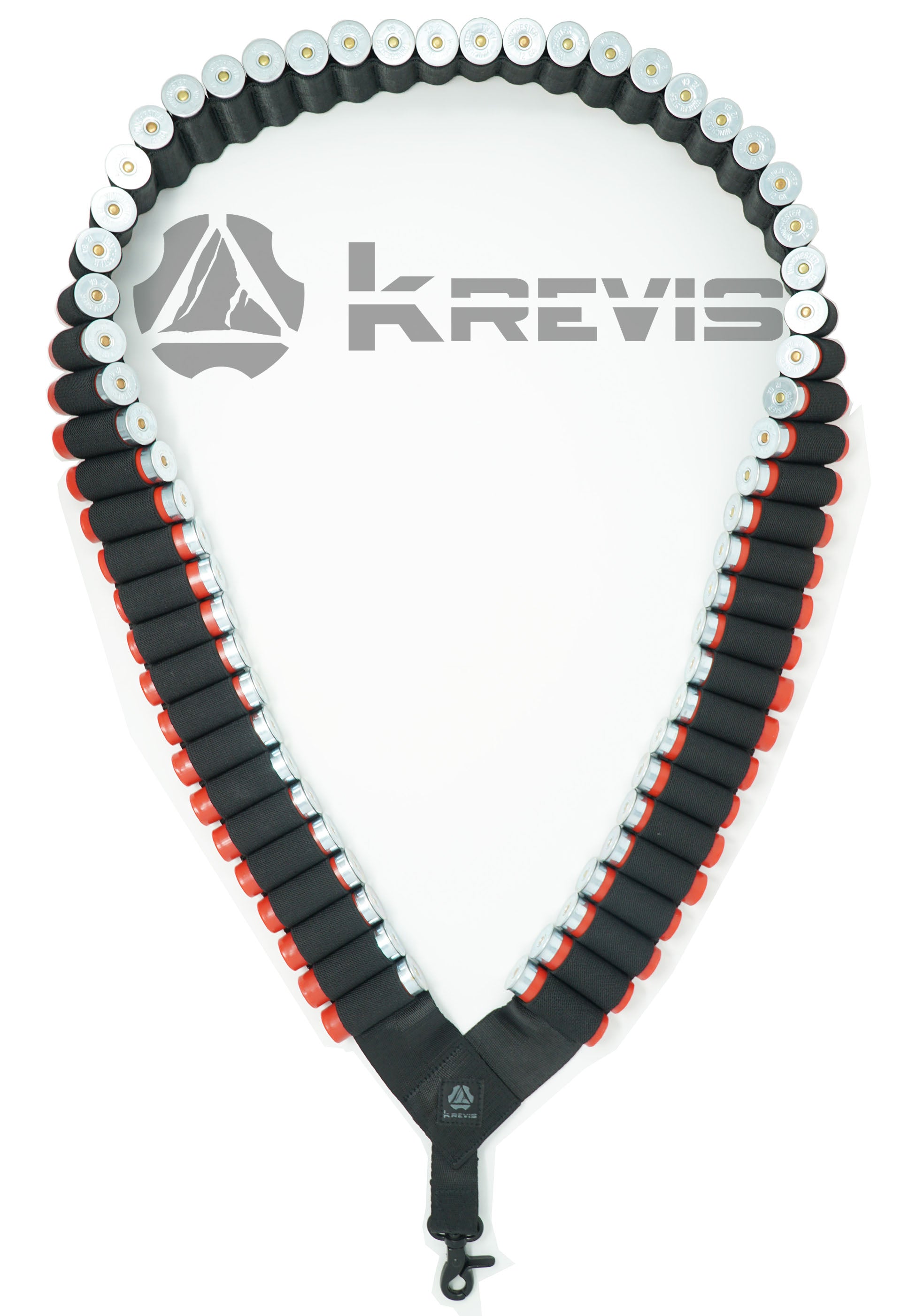 Krevis Deluxe 60 Round Bandolier Shotgun Shell Holder (Seat Belt)