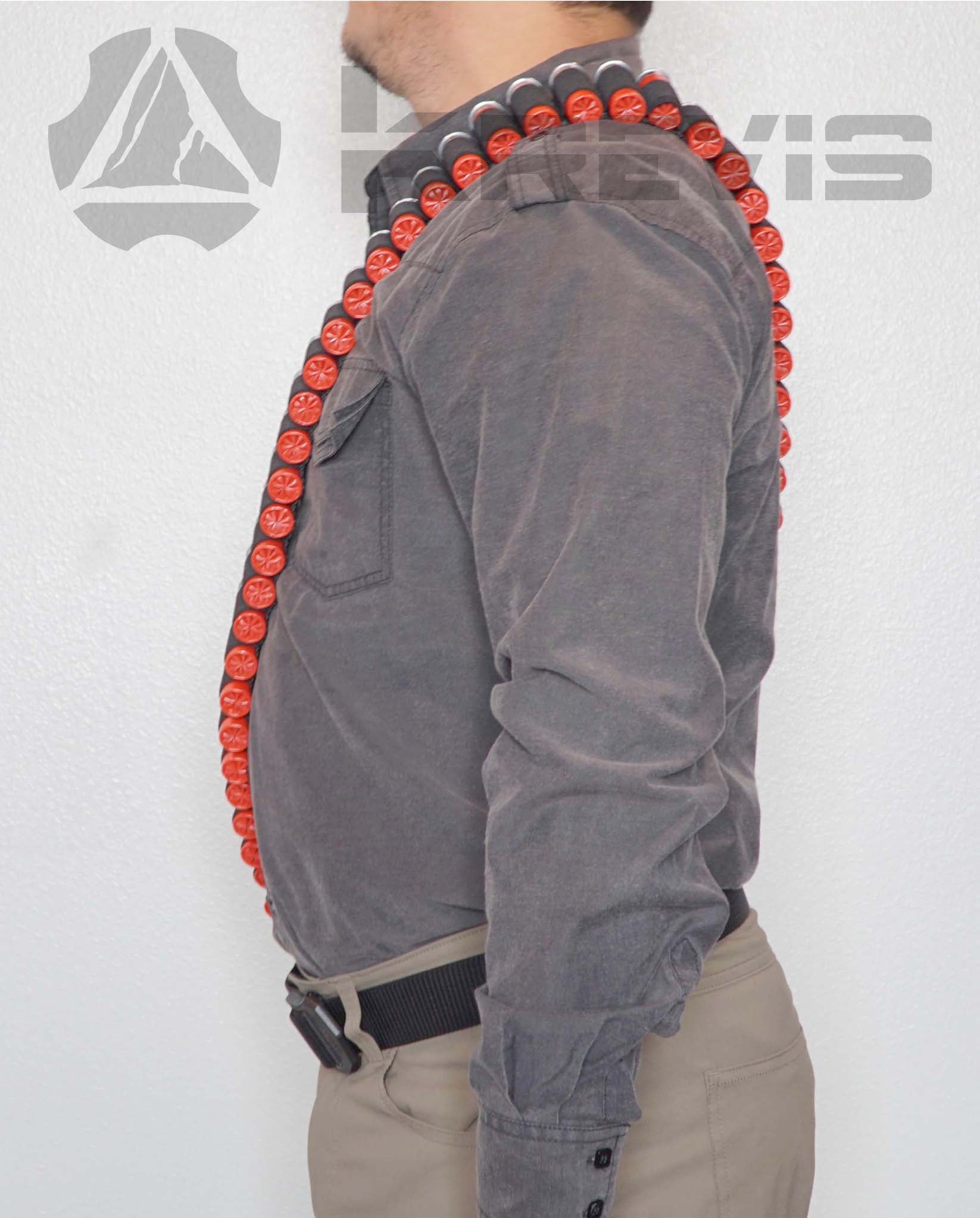 Krevis Deluxe 60 Round Bandolier Shotgun Shell Holder